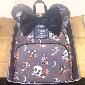 Disney Loungefly Halloween Mickey/Minnie Backpack